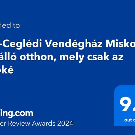 Hos-Cegledi Vendeghaz Miskolc -Oenallo Otthon, Mely Csak Az Oenoeke Dış mekan fotoğraf